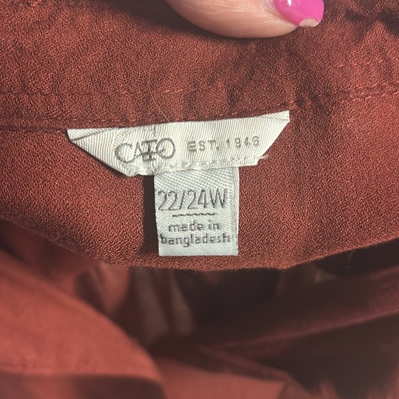 Cato lightweight  Button Down Shirt - Picture 2 of 7